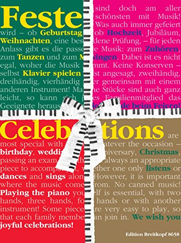 Feste - Klavierstücke für besondere Gelegenheiten / Celebrations - Piano Pieces for Special Occasions (EB 8658) von Breitkopf & Härtel